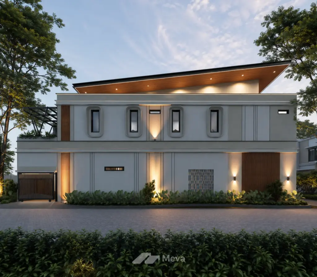jasa desain villa tangerang dan biaya desain villa tangerang - desain oleh MEVA