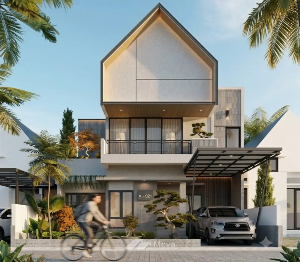 jasa arsitek villa bekasi - desain oleh MEVA