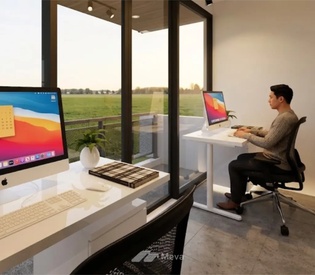 villa minimalis modern - desain oleh MEVA