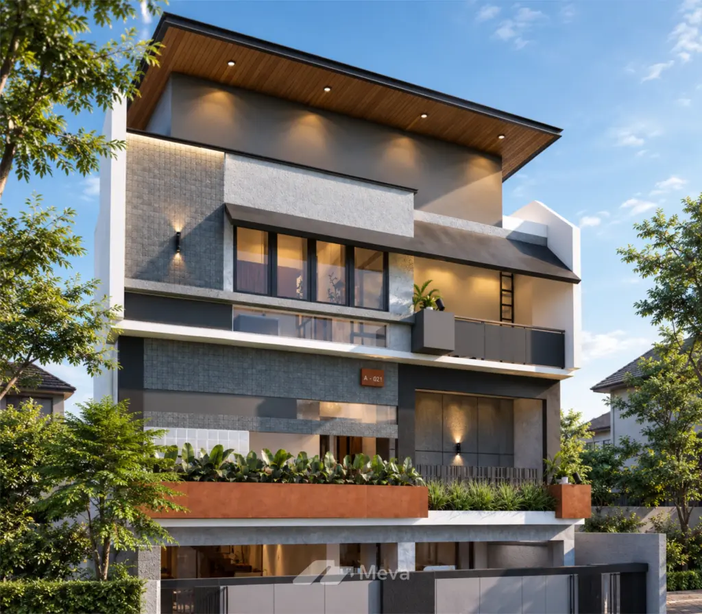 jasa desain rumah tangerang - desain oleh MEVA