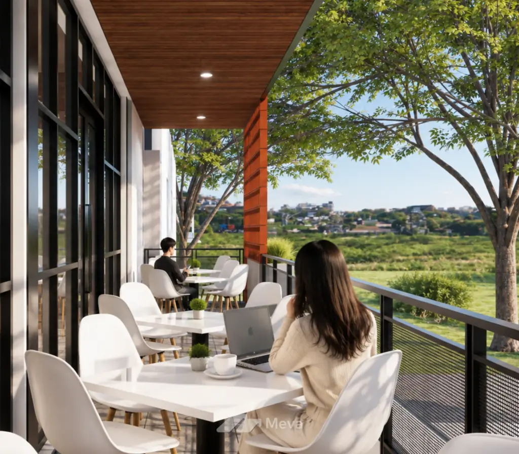 desain villa modern tangerang - desain oleh MEVA