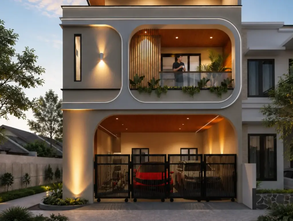 desain villa pribadi depok - desain oleh MEVA